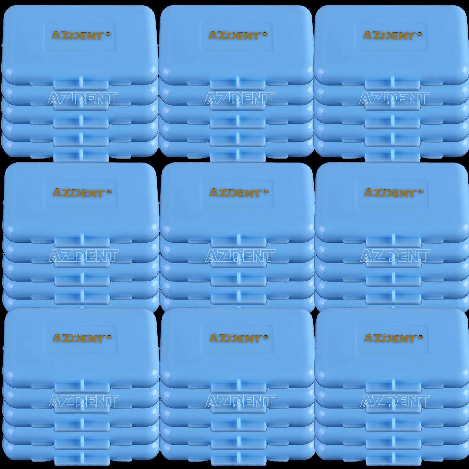 100X Dental Orthodontic Wax for Brackets Braces Gum Irritation Mint Scent Blue