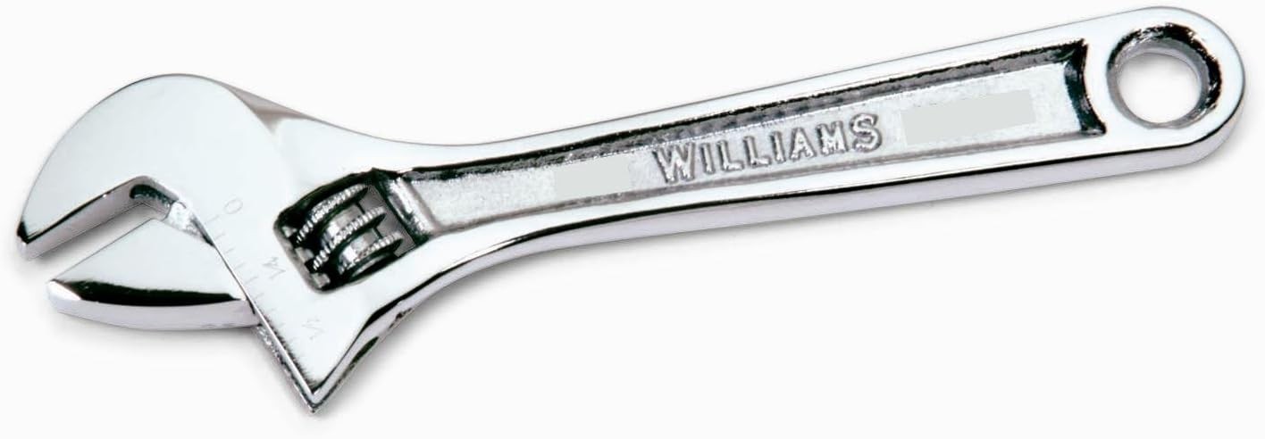 WILLIAMS 13410A ADJUSTABLE WRENCH 10″ ALLOY STEEL POLISHED BOX END