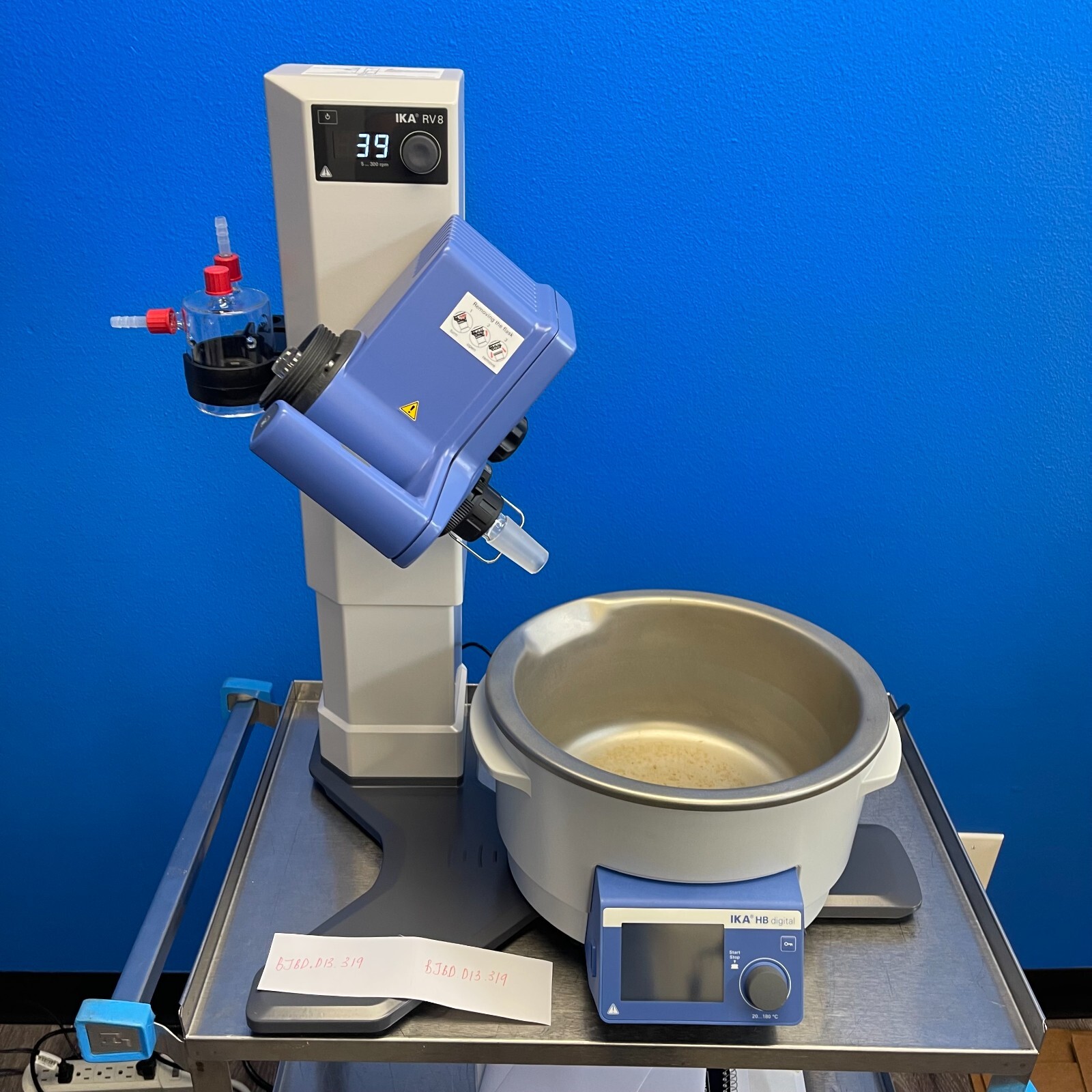 IKA RV8 Rotary Evaporators Configurator, Digital Water Bath, Digital Displays
