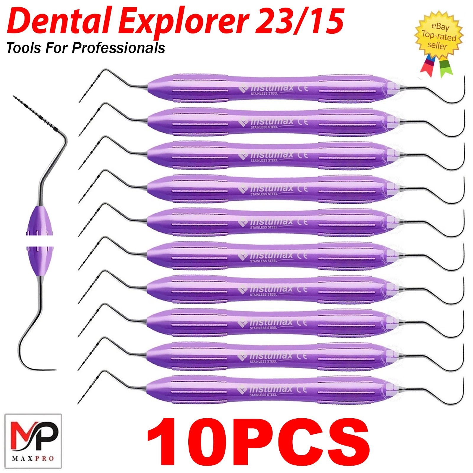Dental Perio Explorer 23 Probe UNC 15 Color Marking Diagnostic Double Ended Tool