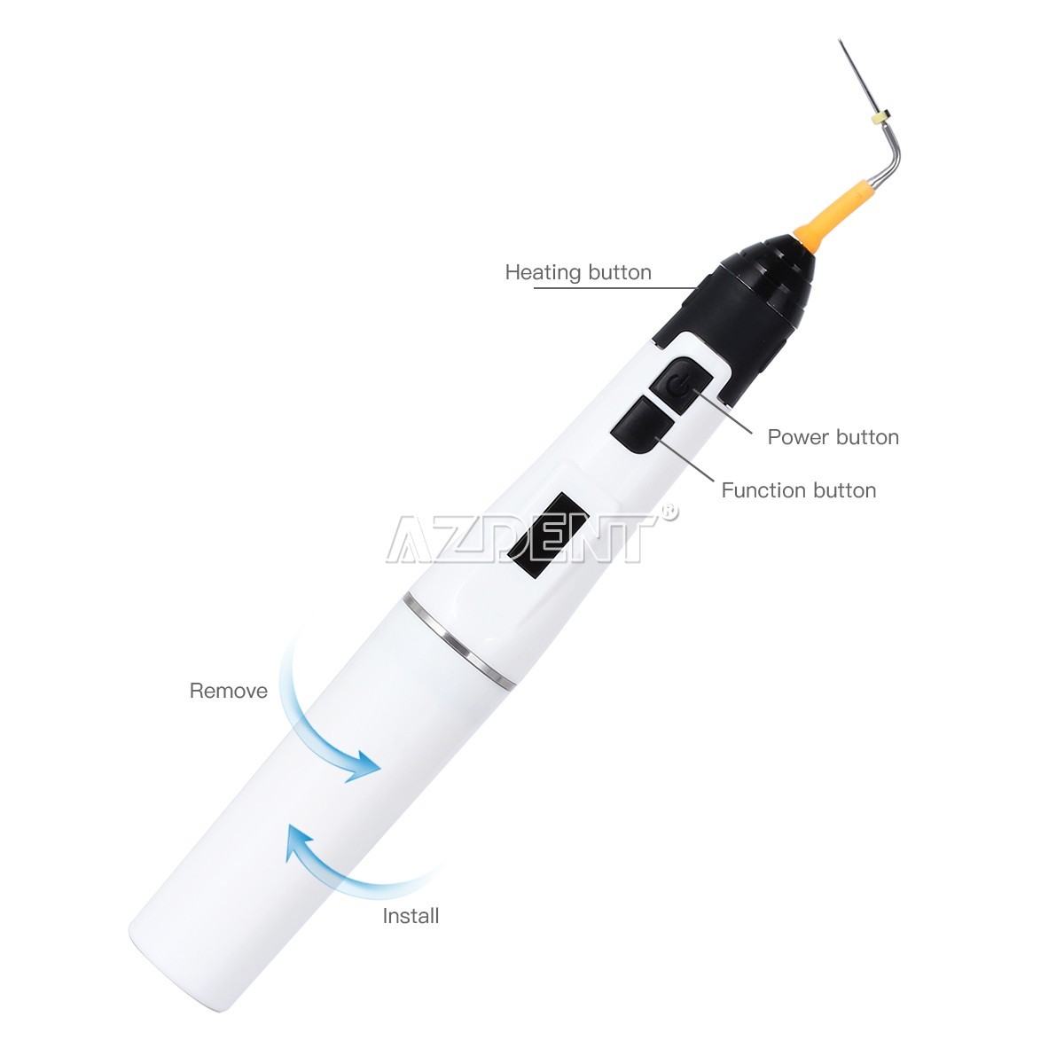 Dental Cordless Obturation System Gutta Percha Endo Heated Pen &Gun /Heated Pen