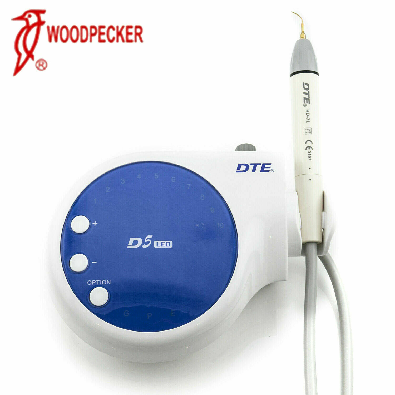 100% Woodpecker Dental DTE D5 D7 S6 LED Ultrasonic Piezo Scaler Handpiece