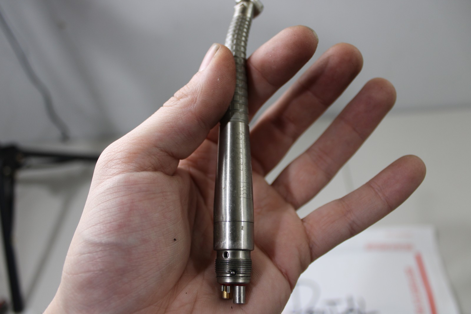 Midwest Tradition Screw Type FiberOptic Dental Handpiece contra angle waterspray