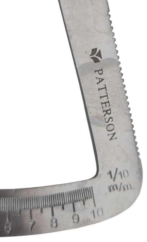 Patterson Dental Iwanson Crown Gauge Spring Caliper 0-10mm 084-3326
