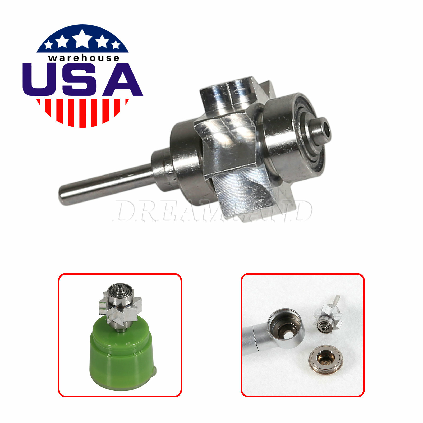 YBT/YD6 Dental Turbine Cartridge Rotor Canister Large Handpiece mjk