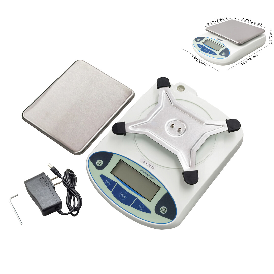 110v30kg/0.1gElectronic Balance Peeling,AutomaticCalibration,Memory,FaultDisplay