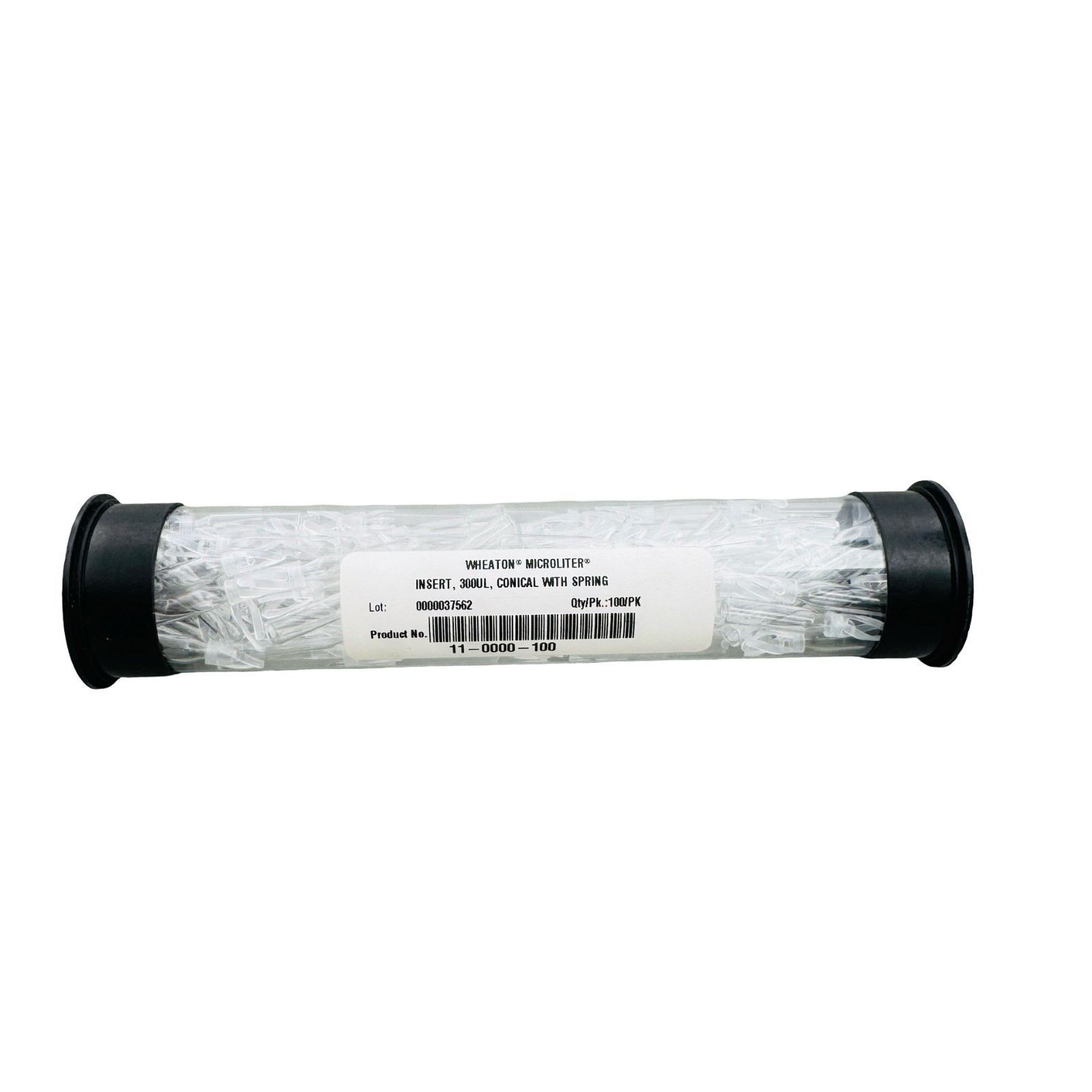 Wheaton 11-0000-100 Microliter Insert 300ul Conical With Spring QTY 100/PK