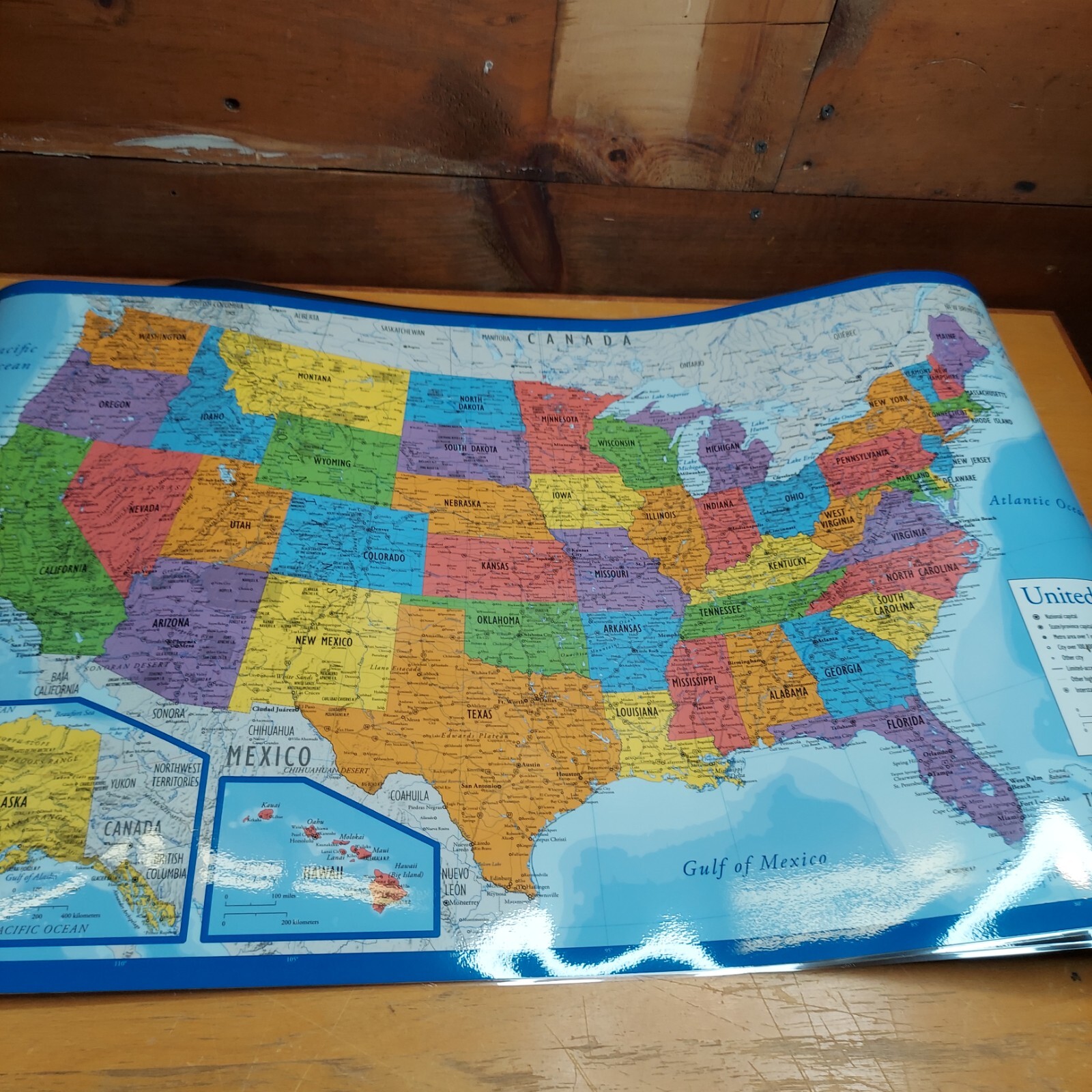 3 Laminated 18″X27″ Solar System/2 United States Maps Poster New