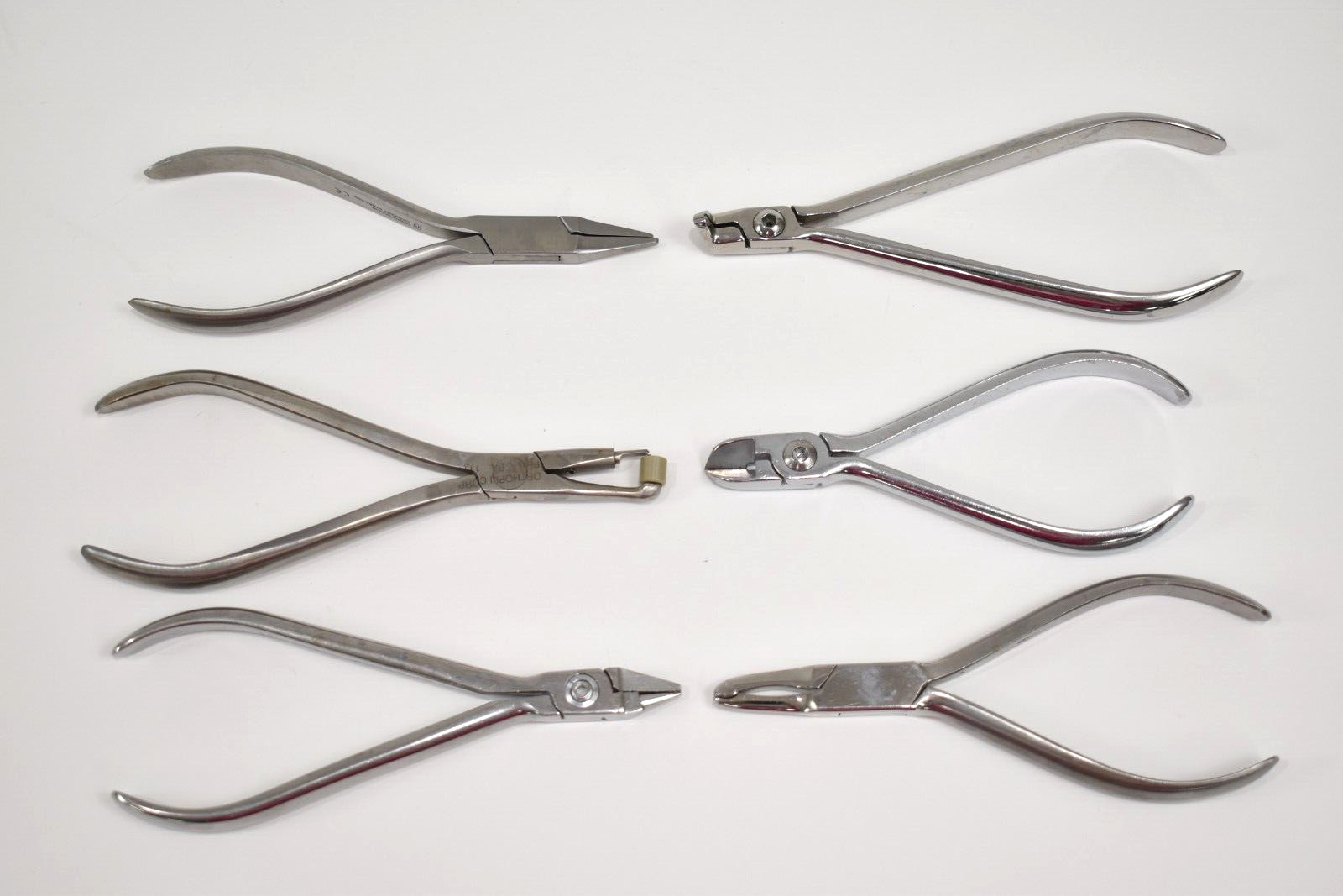 Orthodontic Dental Instruments Various Models & Styles 6 Stainless Pieces