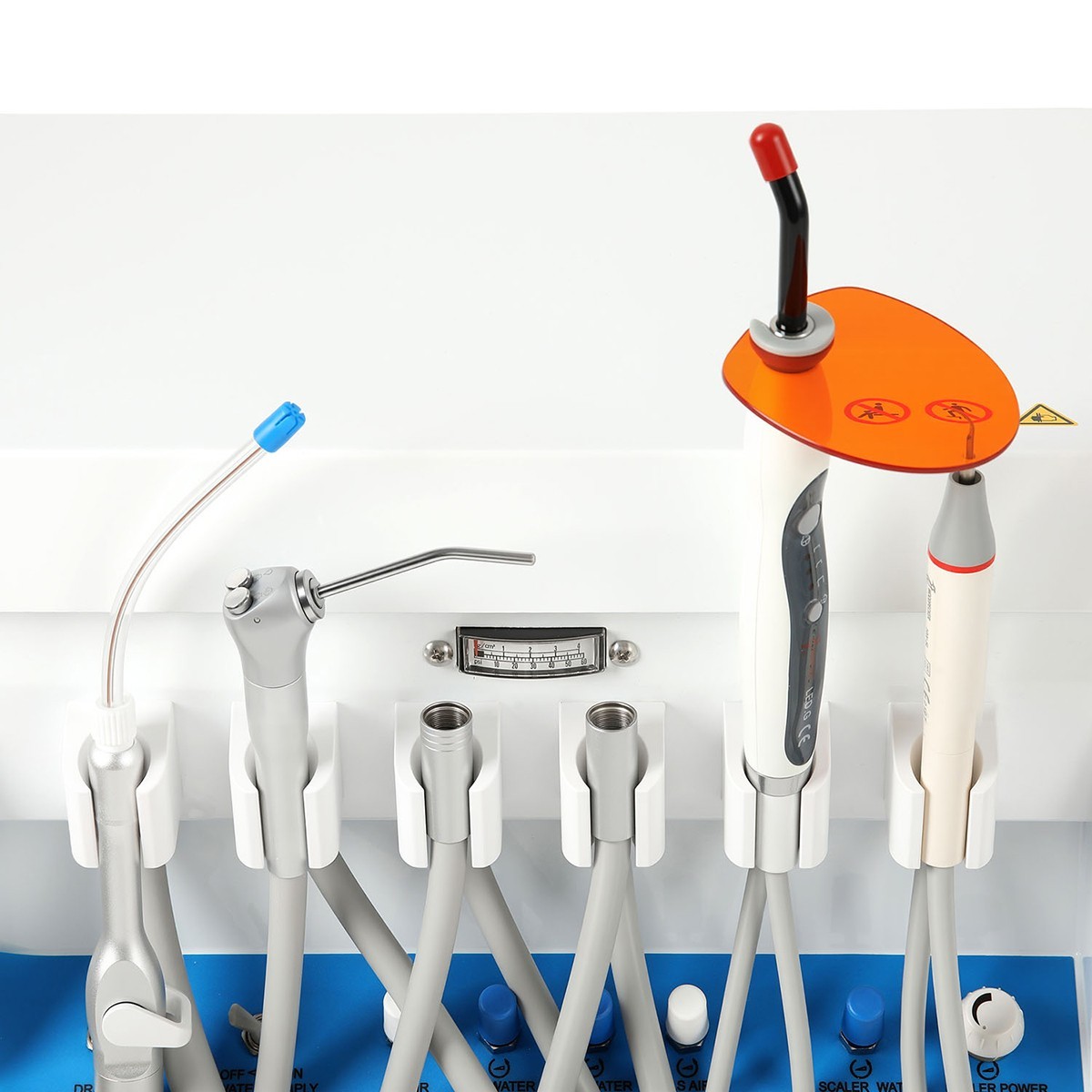 Dental Cart Delivery Unit with Air Compressor LED Curing Light Scaler PU-P209