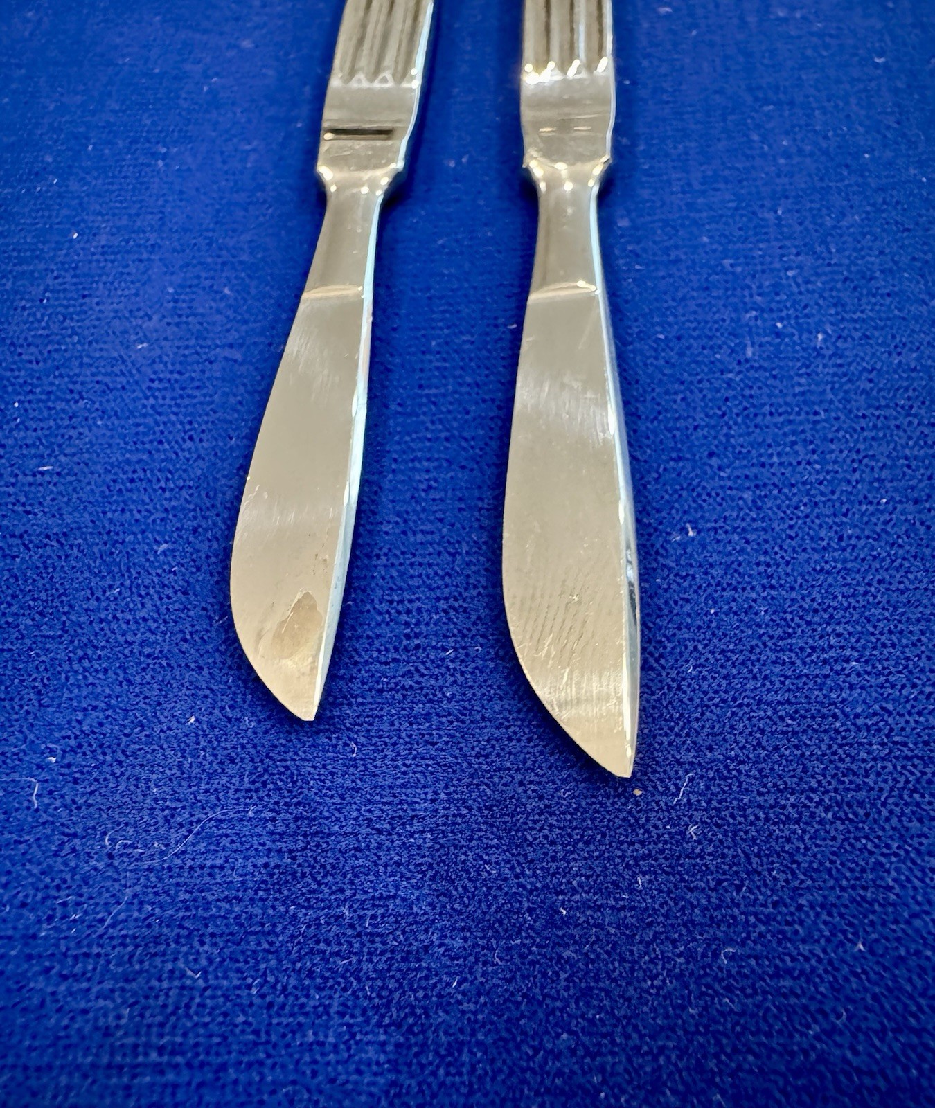 Vintage Surgical Knife Pair Two Sizes in Waterman’s Presentation Case Unmarked