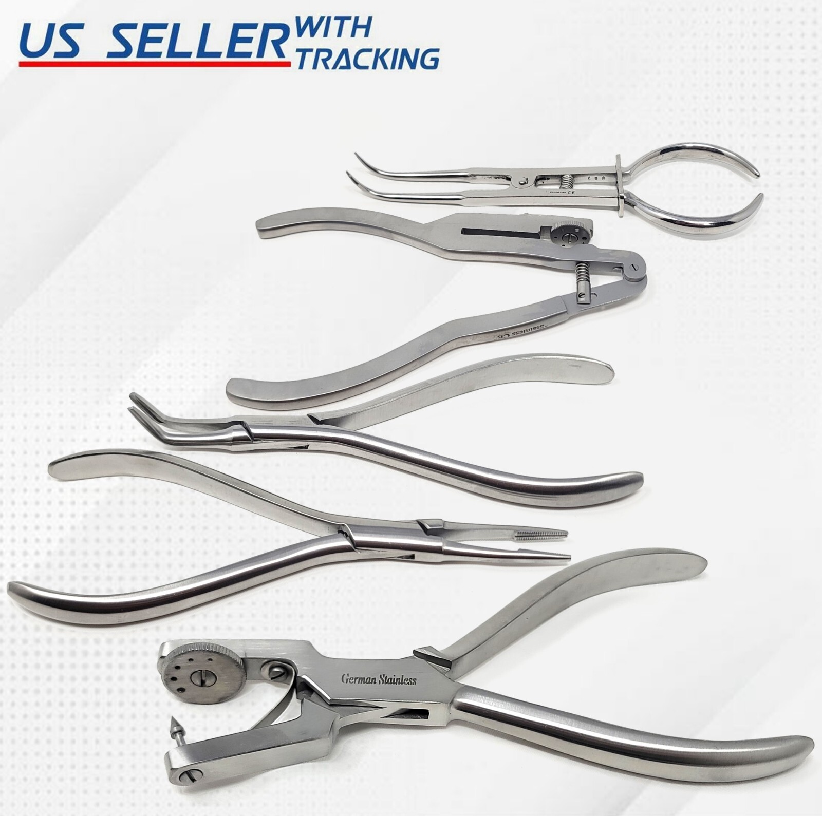 Rubber Dam Clamp Forceps Frames Dental Plier Endodontic Lab Instrument German Gr
