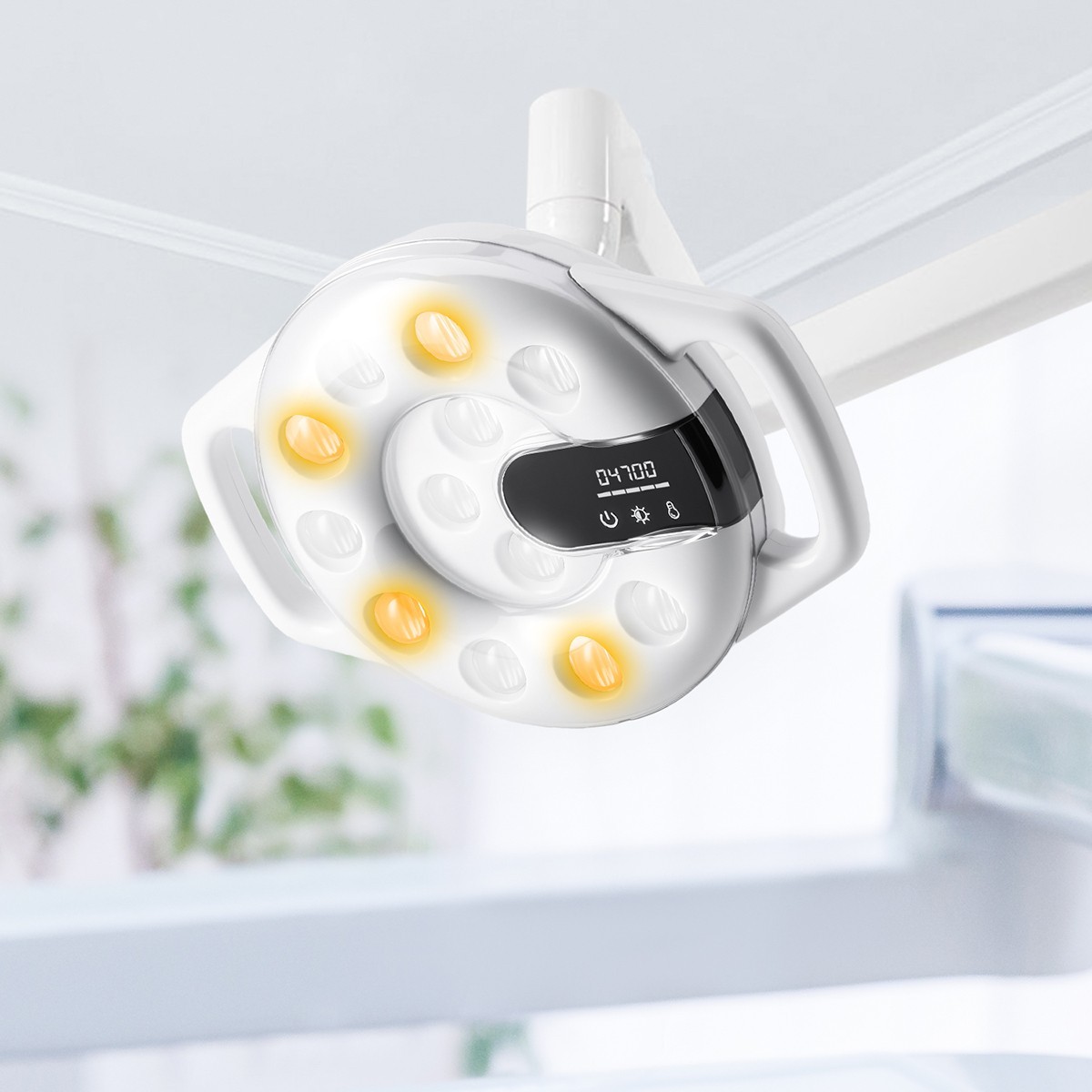 9W Dental 6 White LED Lamp Oral Light Ra90 Lamp For Unit Chair