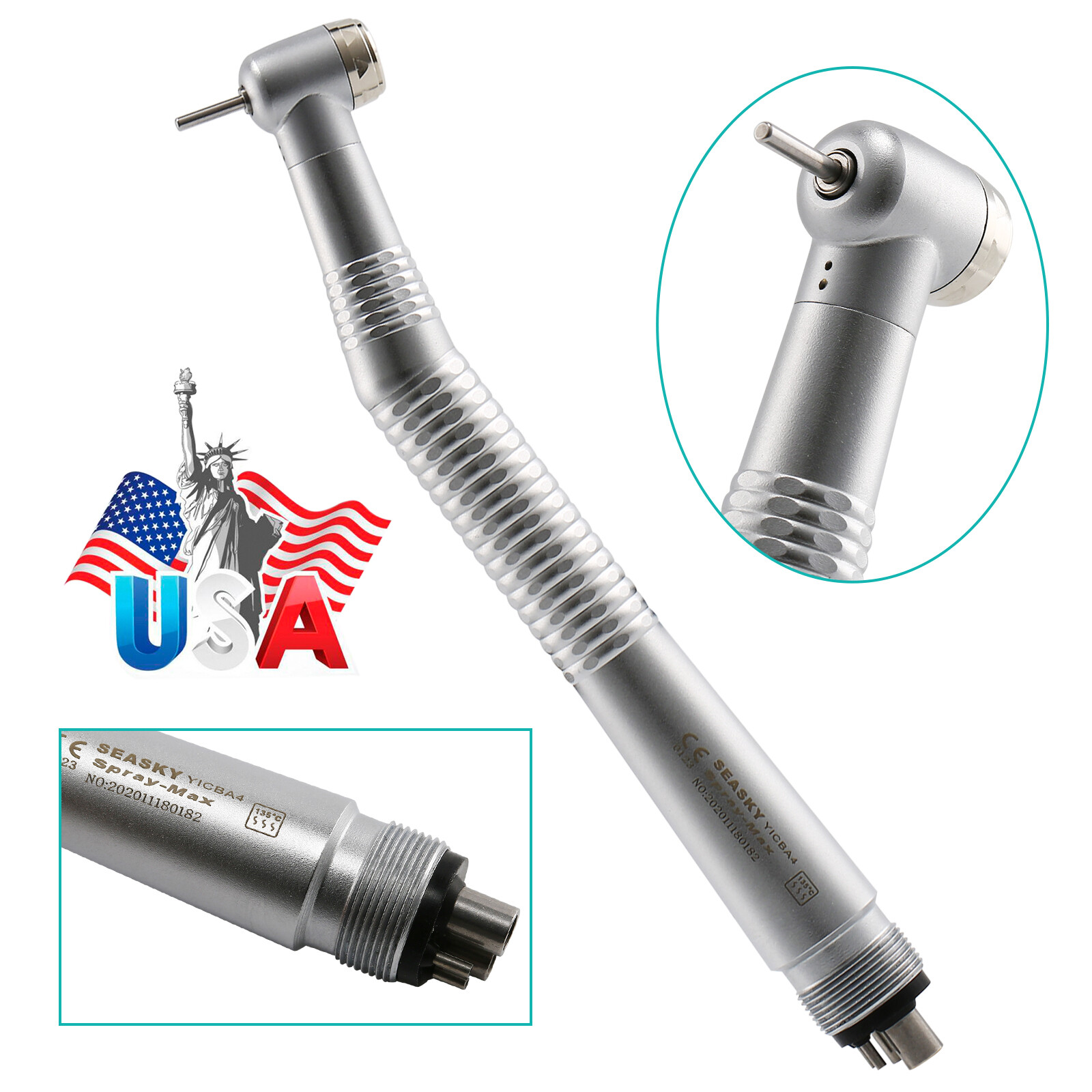 10 Pcs turbina High Speed Turbine Handpiece 4Hole Fit NSK PANA MAX CE Y1BA4 TX