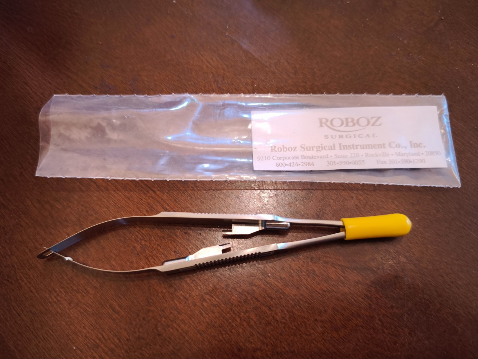 ROBOZ RS-5440 MICRO CLIP APPLYING FORCEPS WITH LOCK