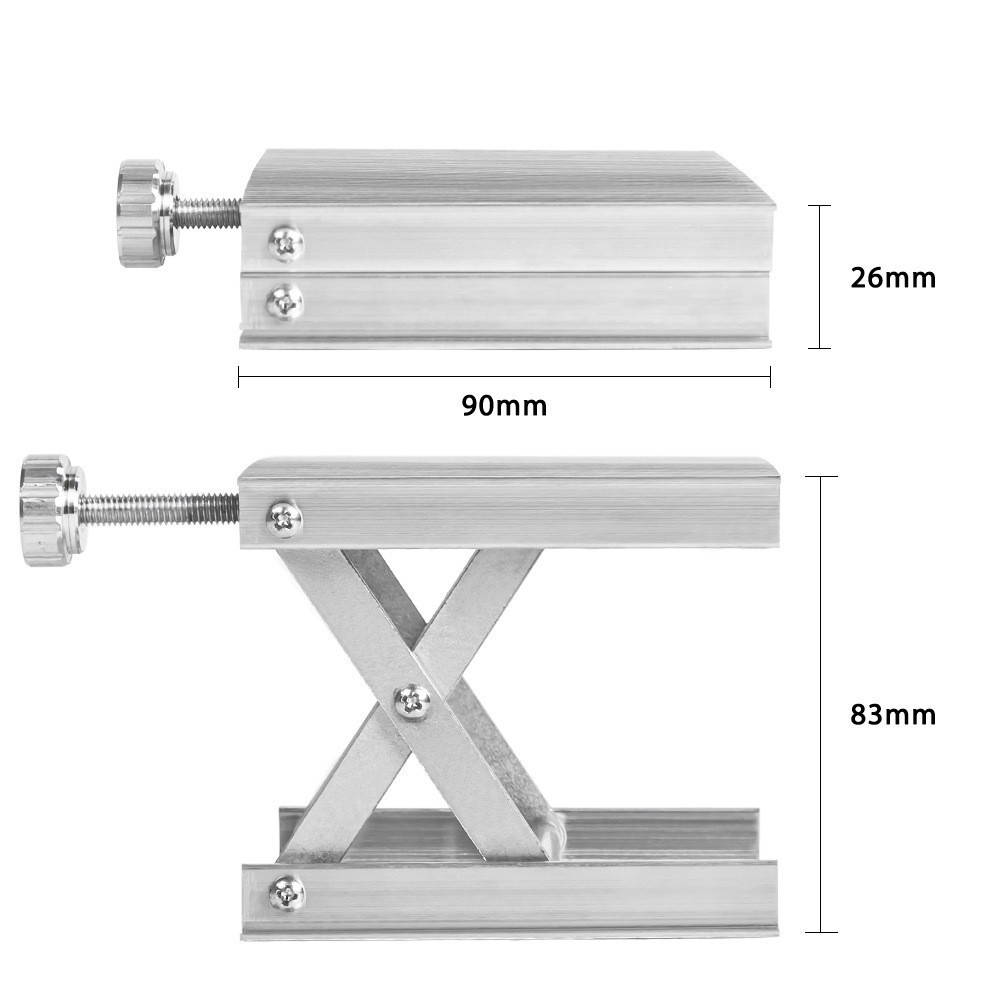 Useful Lifting Platform Engraving Level Lifting Lift 90*90*25mm/3.54×3.54×0.98in