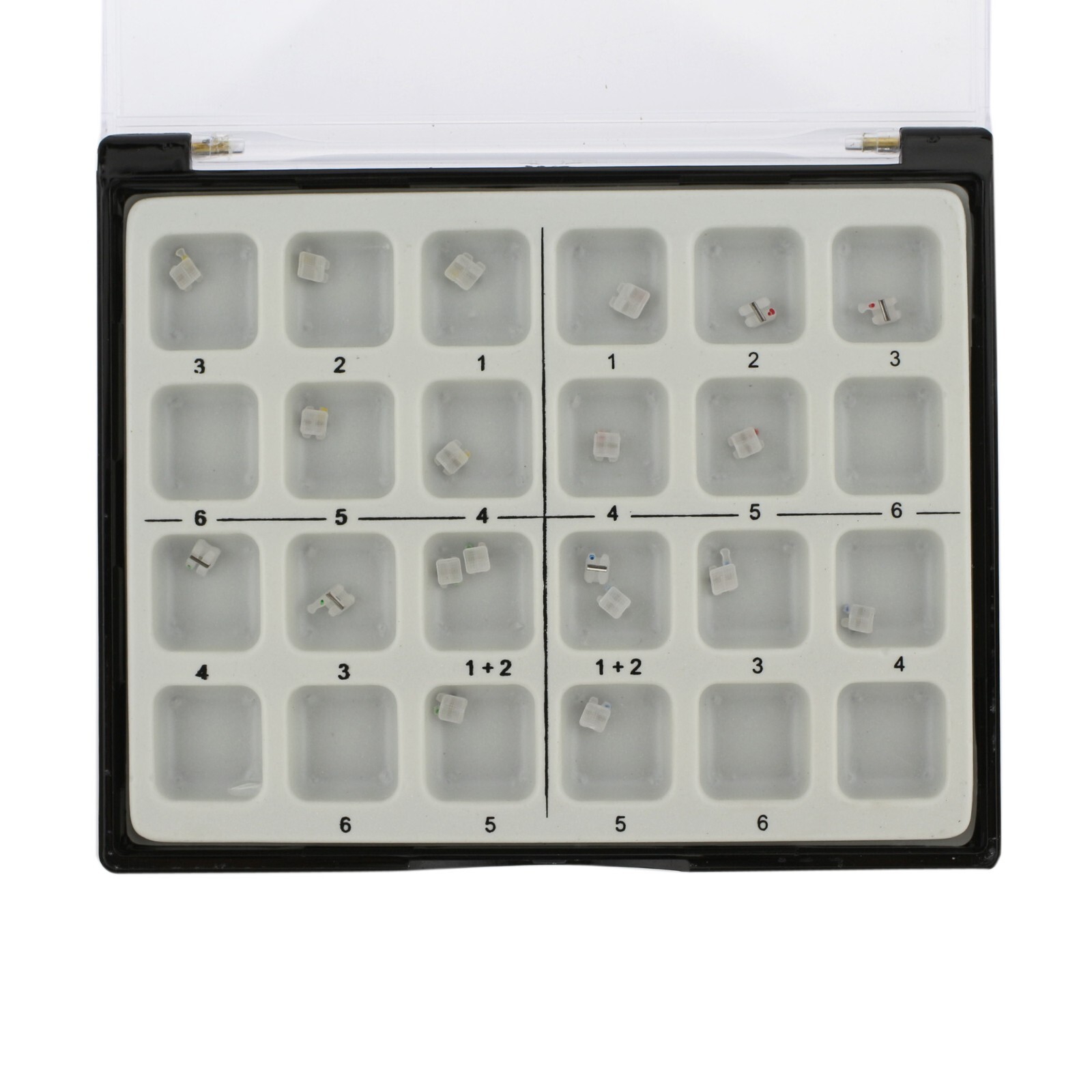 Dental Orthodontic Ceramic Brackets Braces MBT 022 3 Hooks 3M Clarity Aesthetics