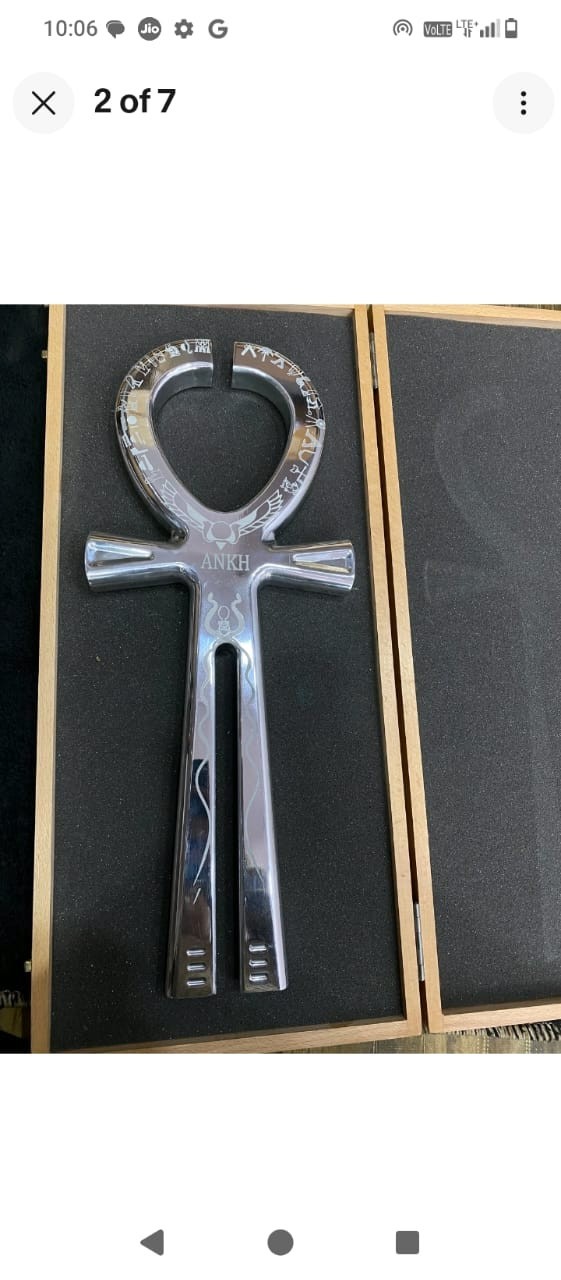 Ankh Key of Life: 342Hz & 684Hz Giant Tuning fork Healing Frequency sound Tool