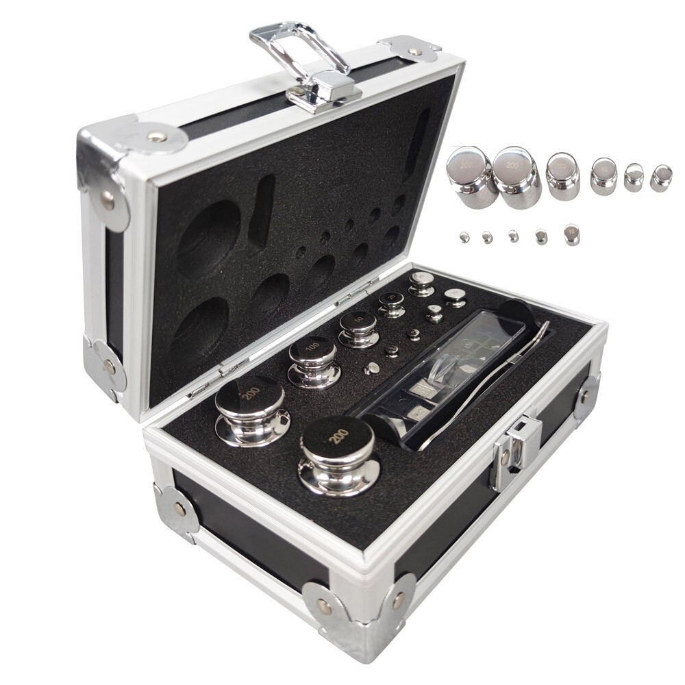 F Grade 1mg-200g Calibration Weight Kit Set Weight Lab Test Weight Stainless