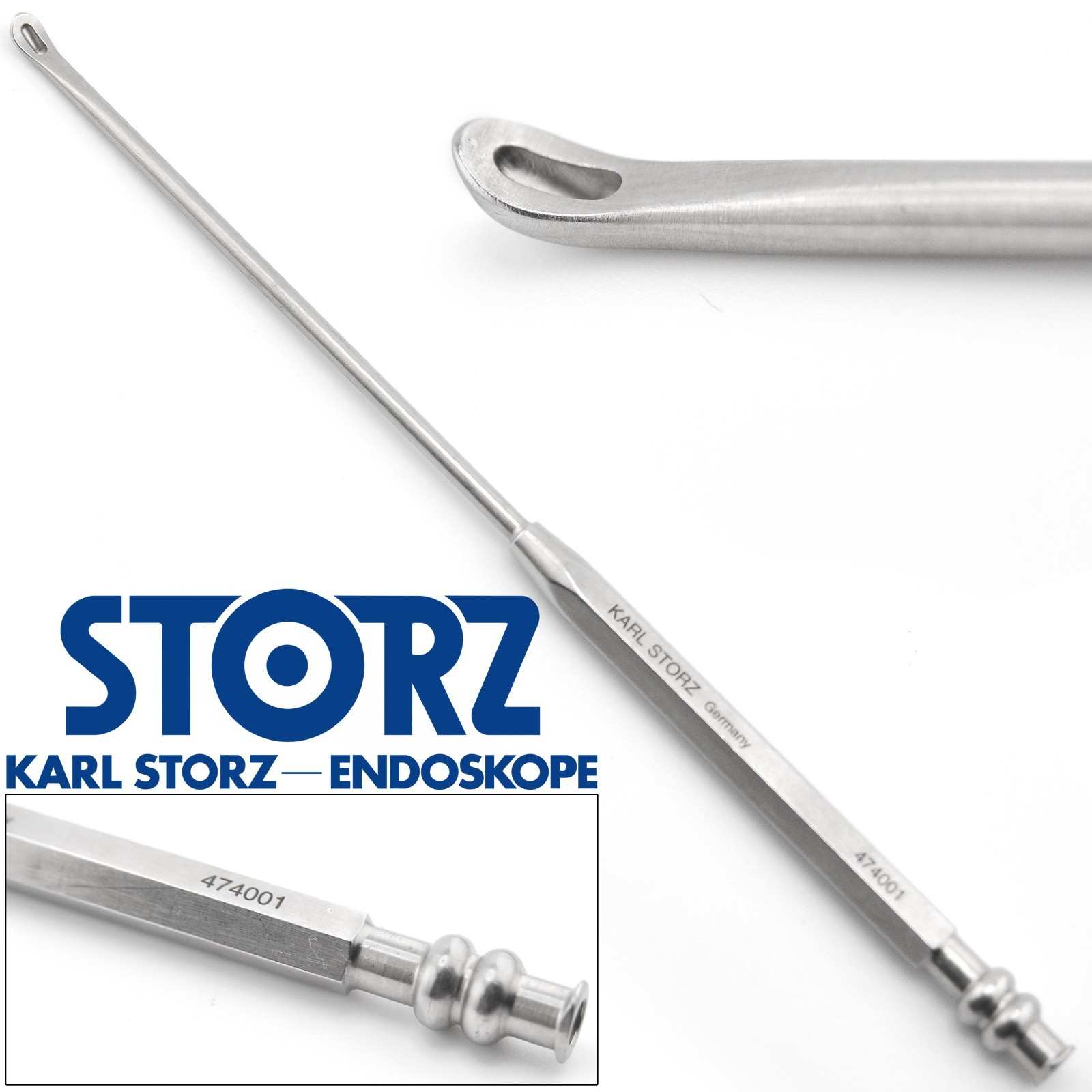 KARL STORZ 474001 Freer Suction Elevator With Stylet & Luer Lock 19 cm 7.5″