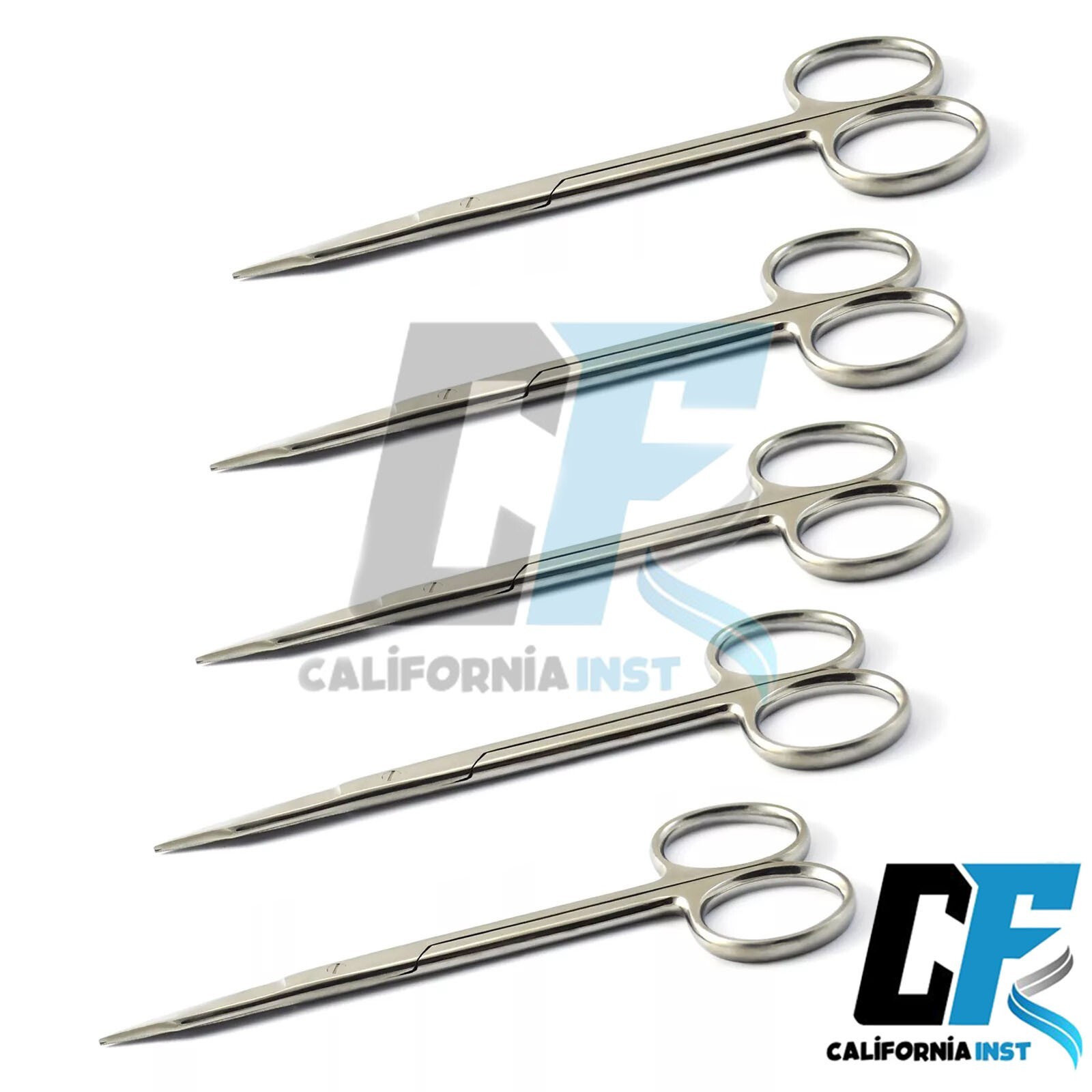 X5 Surgical Goldman Fox Scissors Straight 5” Tissue Cutting Trimming Vet Lab