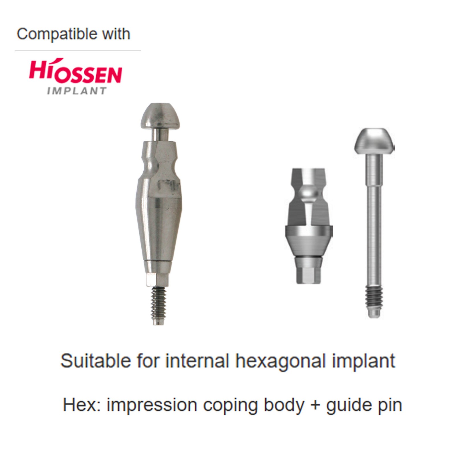 US Hiossen Mini/Regular Lab Analog Open Closed Tray Impression Coping Transfer