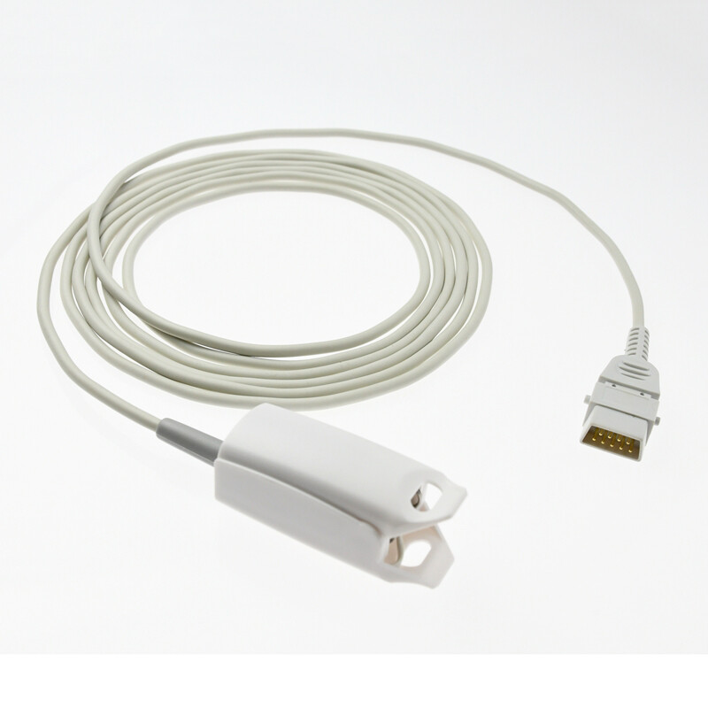 Adult Finger Clip SpO2 Sensor Probe Cable Compatible BCI 3044 3444 9pin 1m/3ft