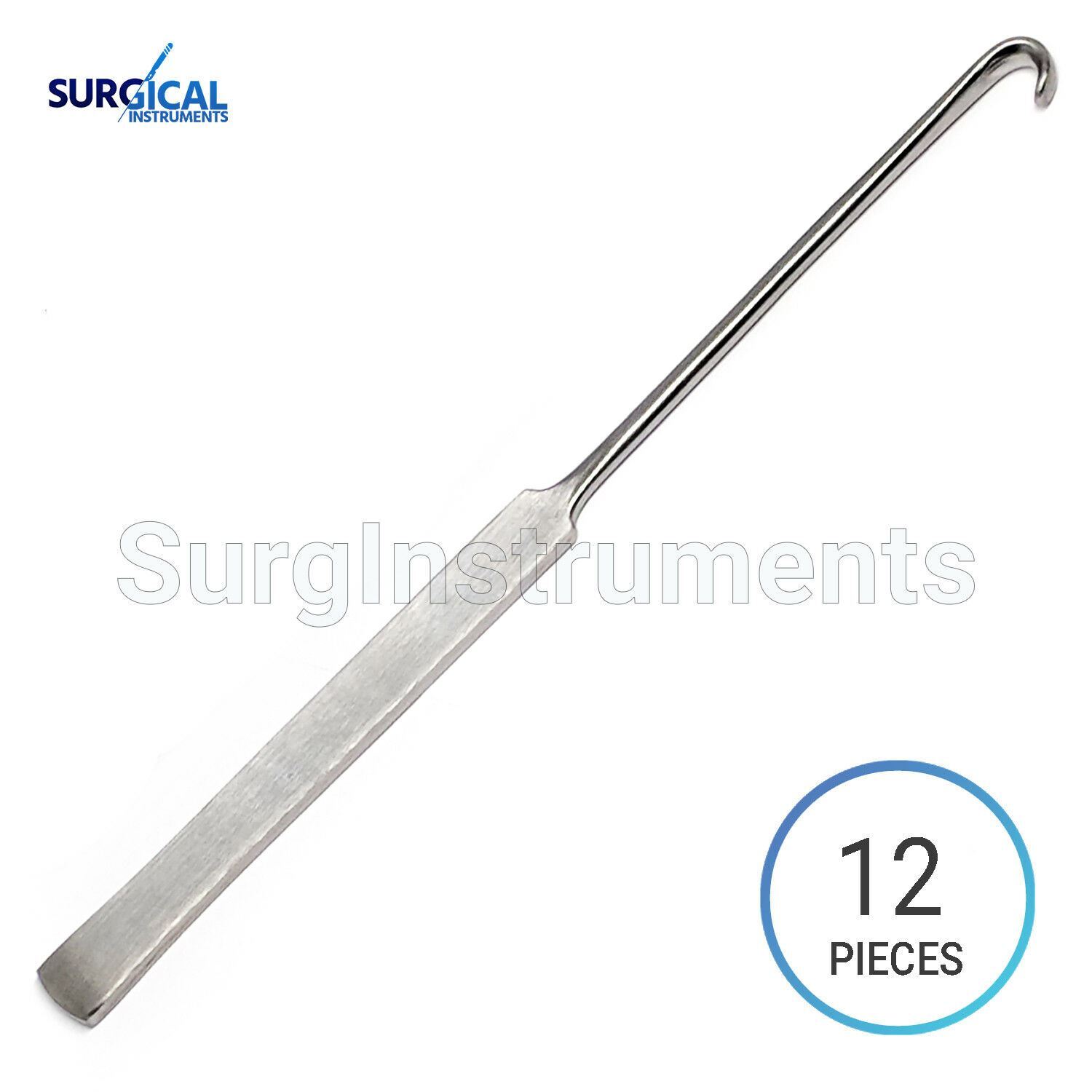 12 Spay Snook Hook Veterinary Surgical Instruments