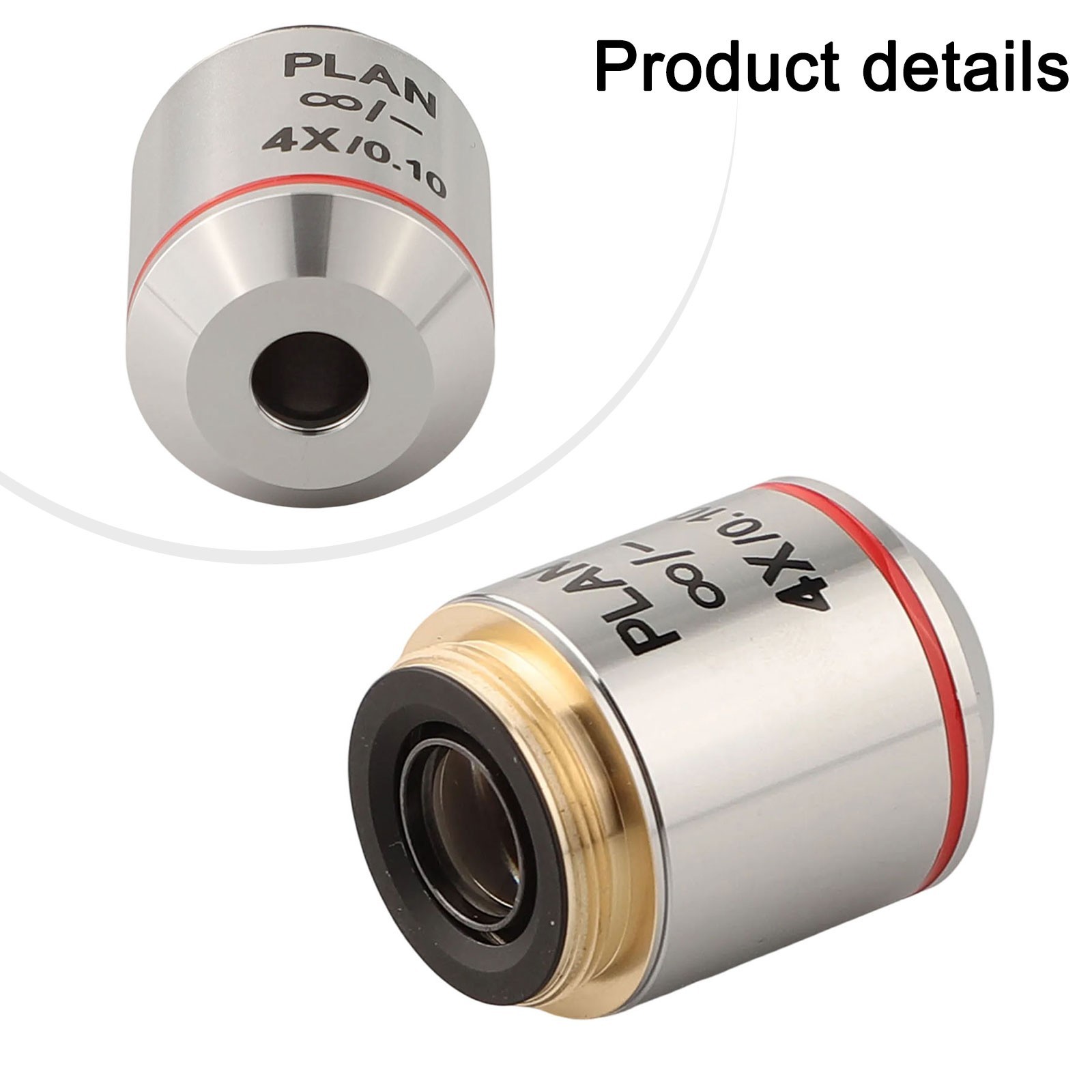 Microscope Accessory Lens Achromatic Design with Multiple Magnifications