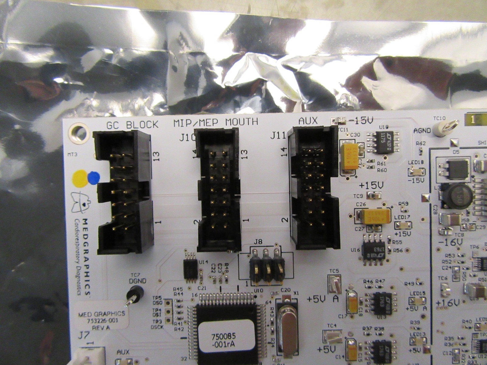 medgraphics pf main usb board 406326-001 rev a pcb 753226-001 [4*T-15]