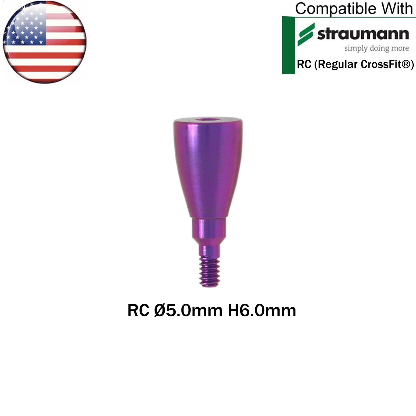 US Dental RC Healing Abutment Healing Closure Cover Cap Fit Straumann ITI BL/BLT
