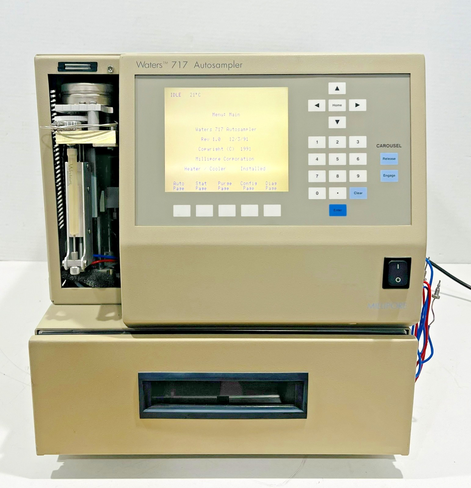 Millipore Waters 717 HPLC Autosampler 120V 50/60Hz Power Tested