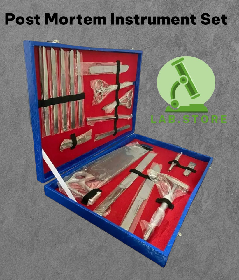 Post Mortem Instrument Set / Autopsy / Dissection Kit Anatomy 19Pcs free ship