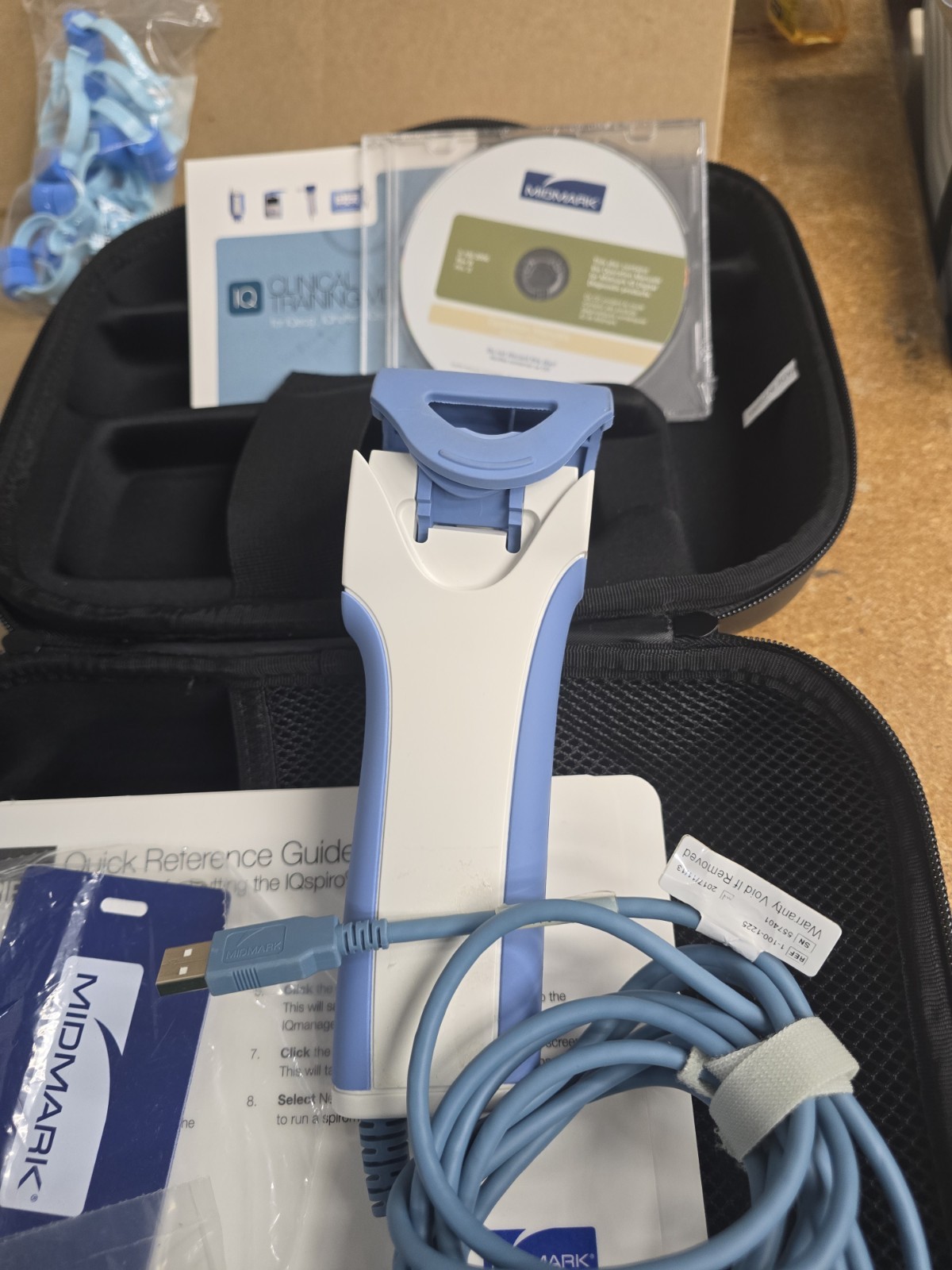 Midmark IQspiro 1-100-1225 Spirometry Unit nice condition as pictured working