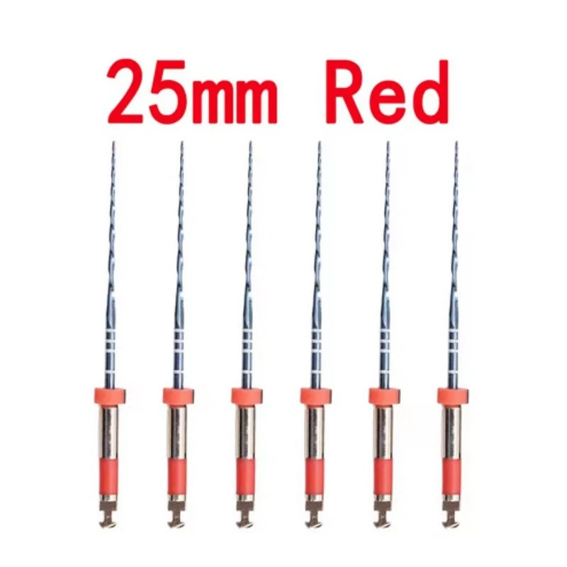 Dental RECIPROC rotary Blue Dental Endo NiTi File 6pcs/set R25 only in 25mm