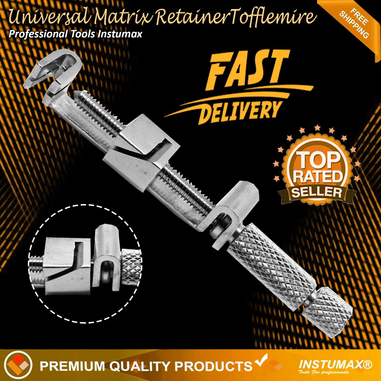 Universal Tofflemire Matrix Band Retainer Dental Orthodontics Stainless Lab Tool