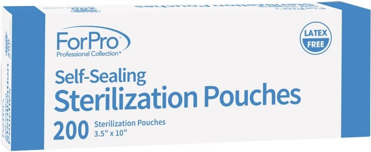 Self-Sealing Sterilization Pouches, Latex-Free, Color Changing Indicator, 3.5…