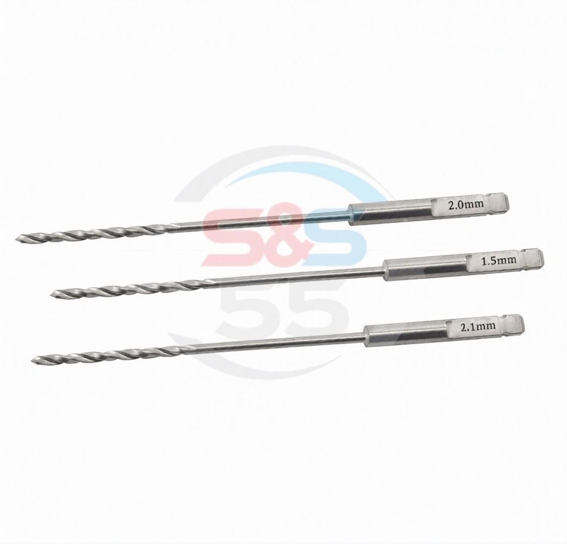 Quick Coupling Drill Bit 1.1MM-1.5MM And 2.0MM X 100MM 6 Pieces Set High Quality