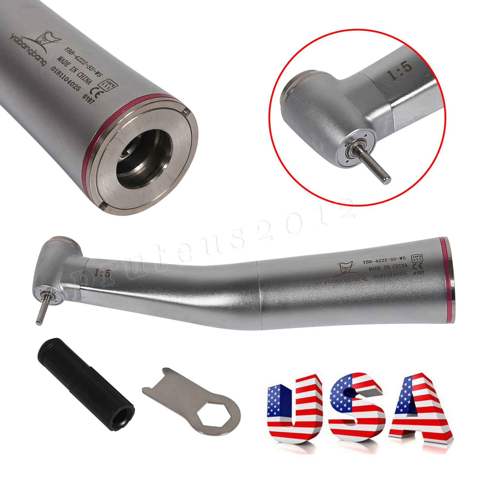 MINI Head Dental 1:5 Increasing Contra Angle Handpiece for NSK Sirona Etype