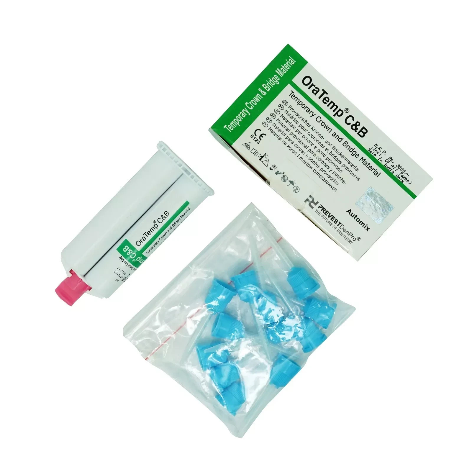 PREVEST ORATEMP C&B – 67gm TEMPORARY CROWN & BRIDGE MATERIAL – AUTOMIX