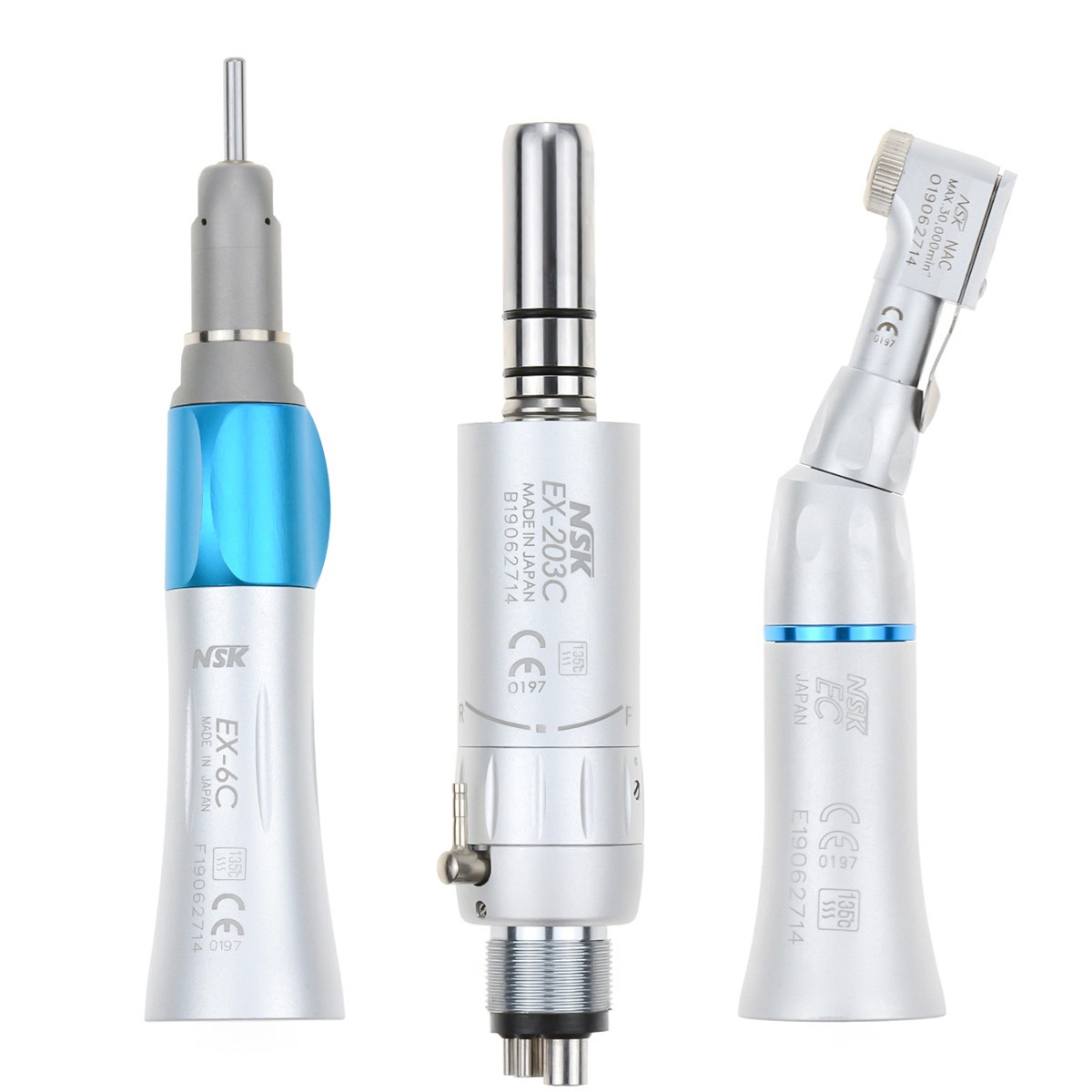 Dental High Speed & Low Speed Handpiece Set Push Button Type M4 4 Hole US STOCK