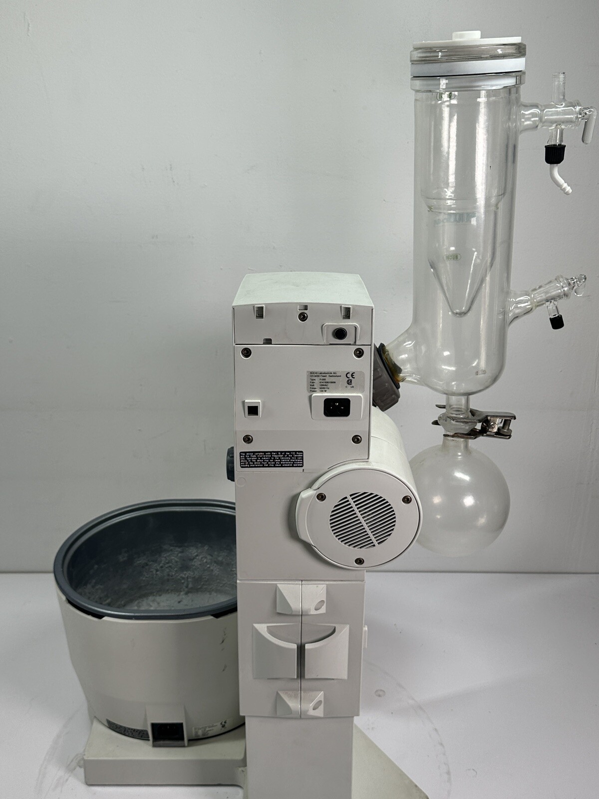 Buchi R-205 Rotary Evaporator Rotavapor w/ B-490 Heating Bath, Tested Working