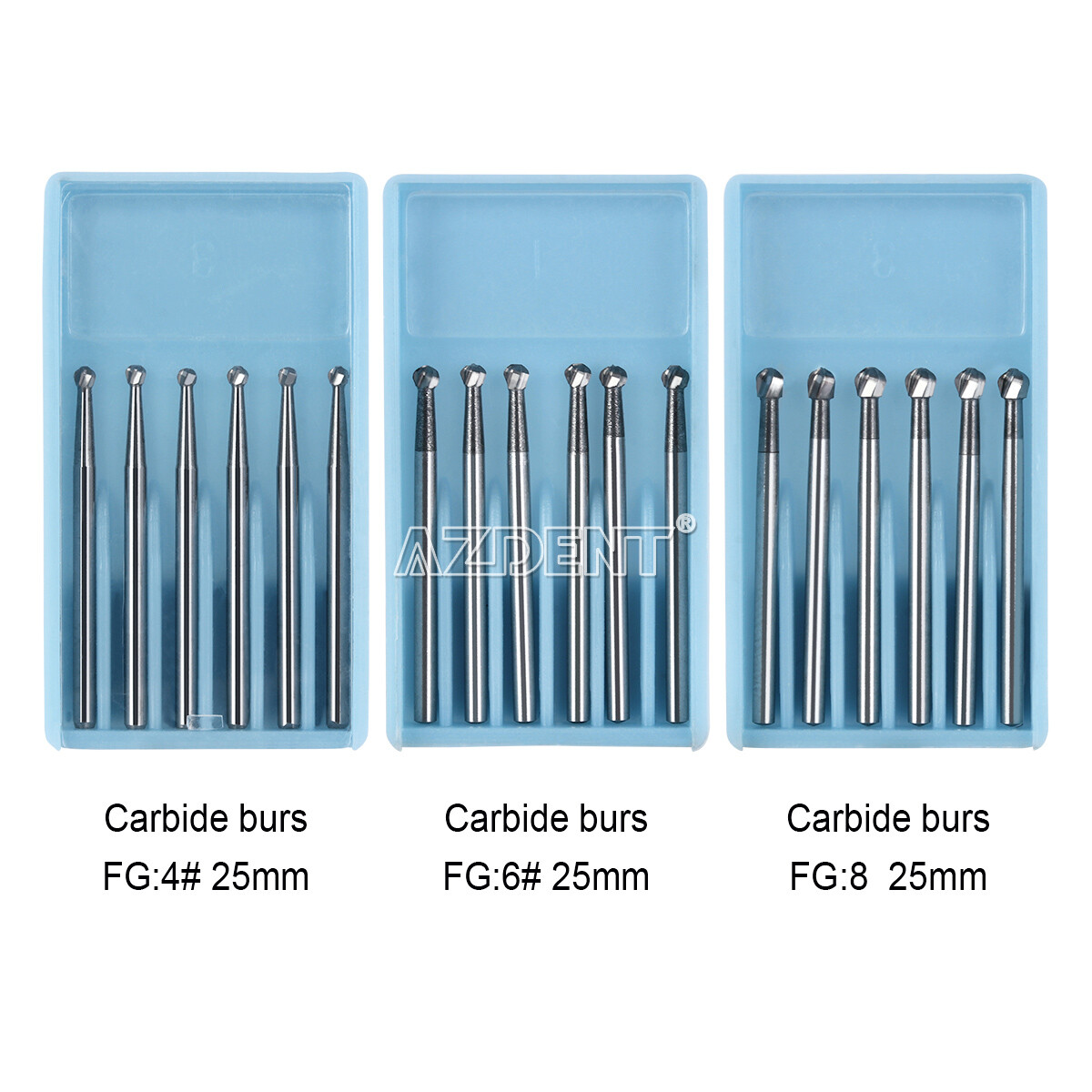 Cirugía quirúrgica dental Fresas redondas de carburo de tungsteno FGXL 4/6/8 #