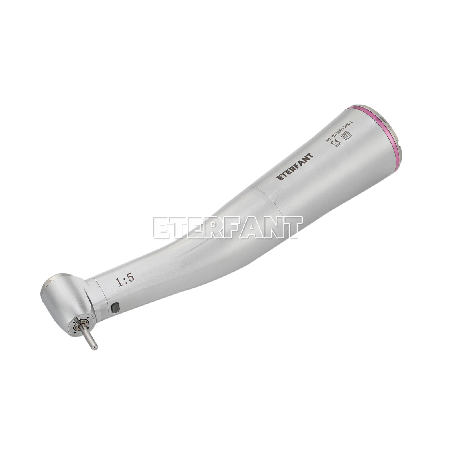 ETERFANT Dental 1:5 Increasing Contra Angle LED Optic Fiber F/NSK Electric Motor