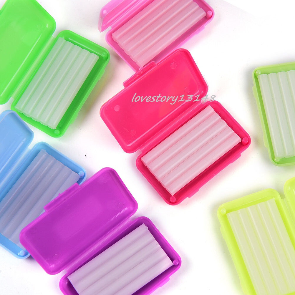 20 Packs Dental Orthodontics Wax Blue Mint Scent For Braces Gum Irritation