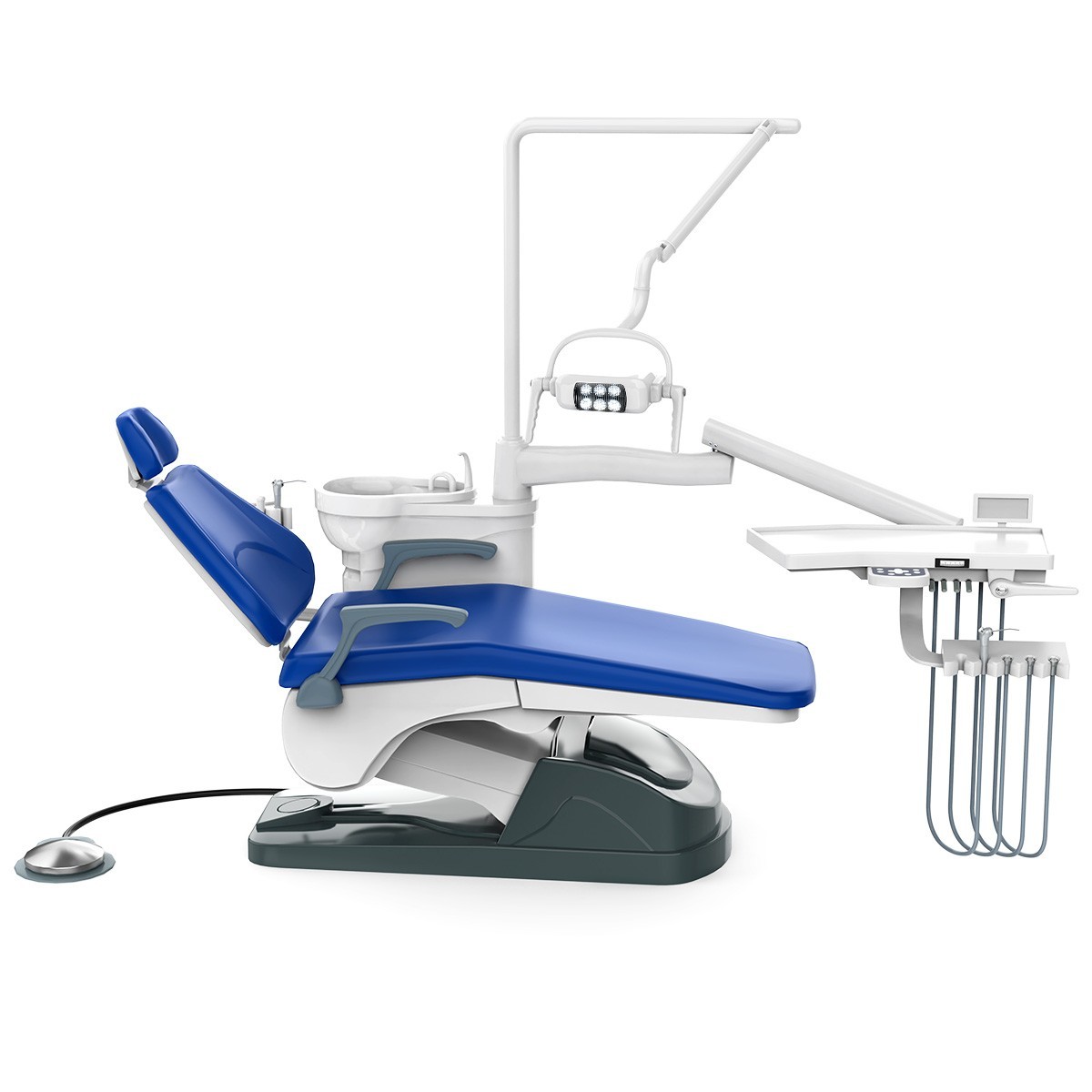 FDA Dental Unit Chair Computer Controlled DC Motor Stool TJ2688-A1