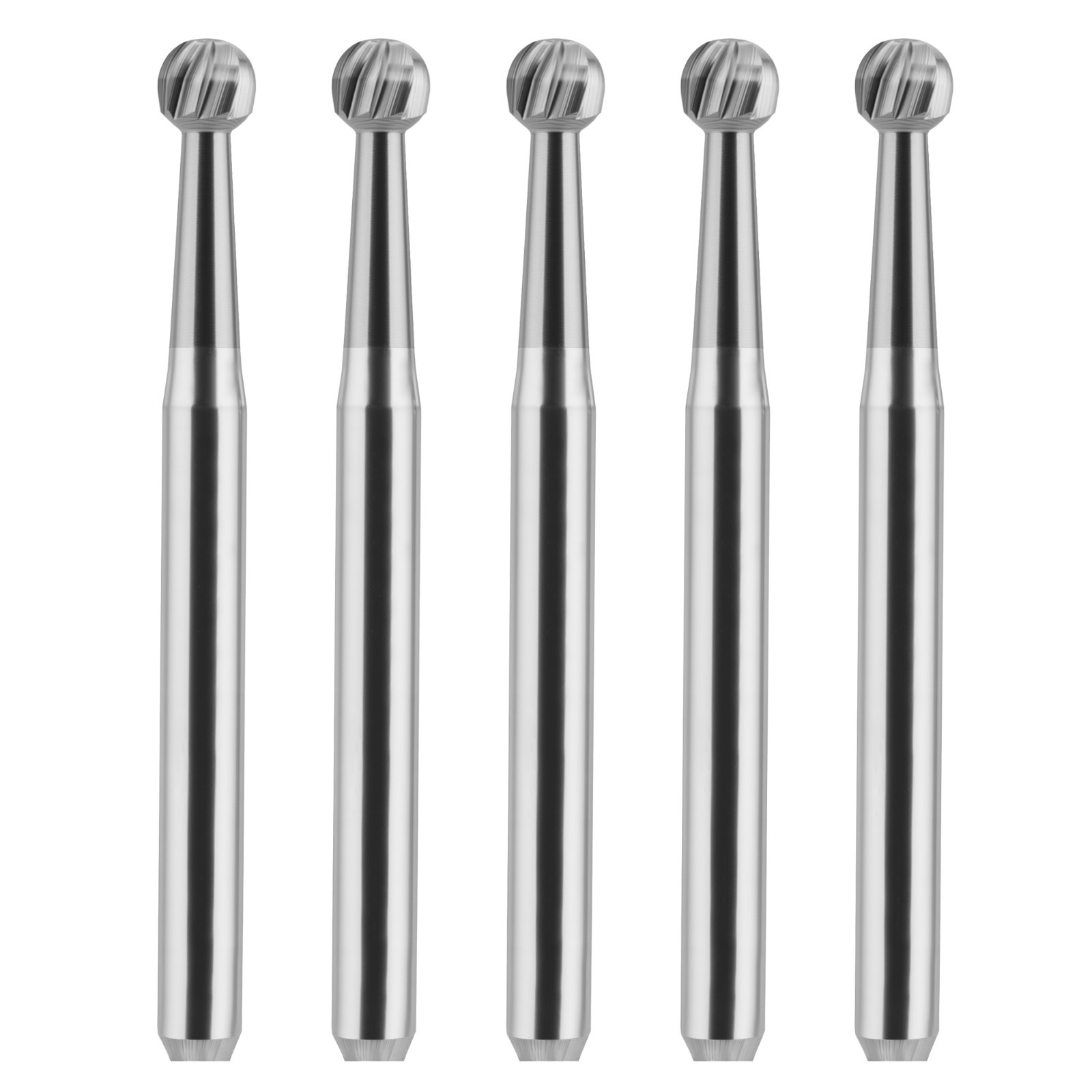 Wave Dental Operative Carbide Burs Round Friction Grip FG 1/4 -8 High Speed 19mm