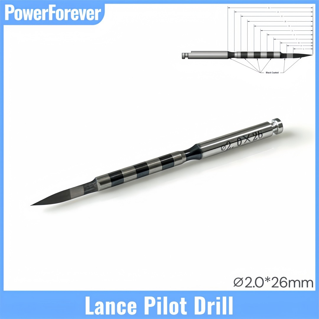 Dental Lance Initial Drill Penetrating Cortical Bone Guide Pilot Drill Implant