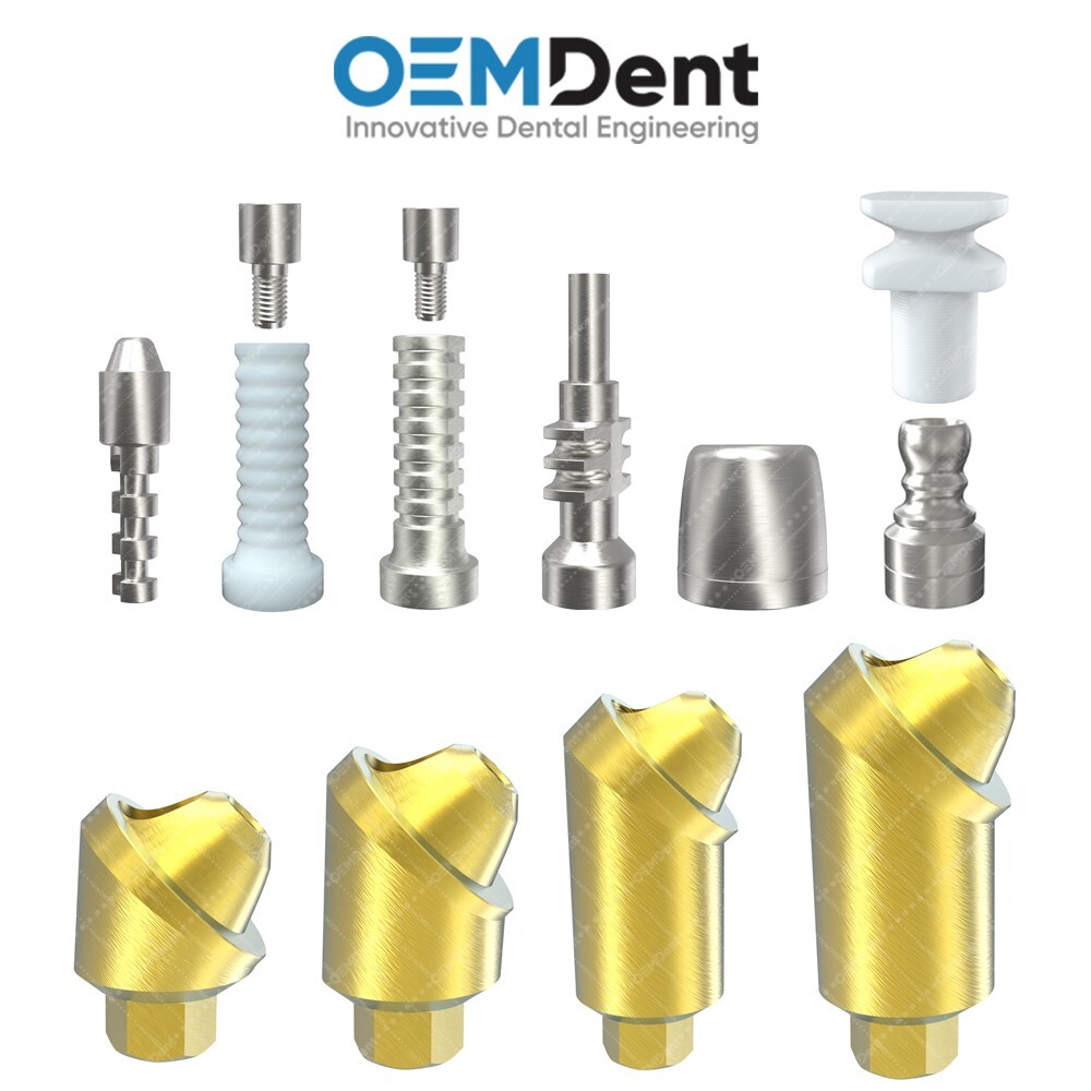 Dental Angulated Multi Unit 1.4mm Kit 45° DSI® Compatible Int Hex Connection