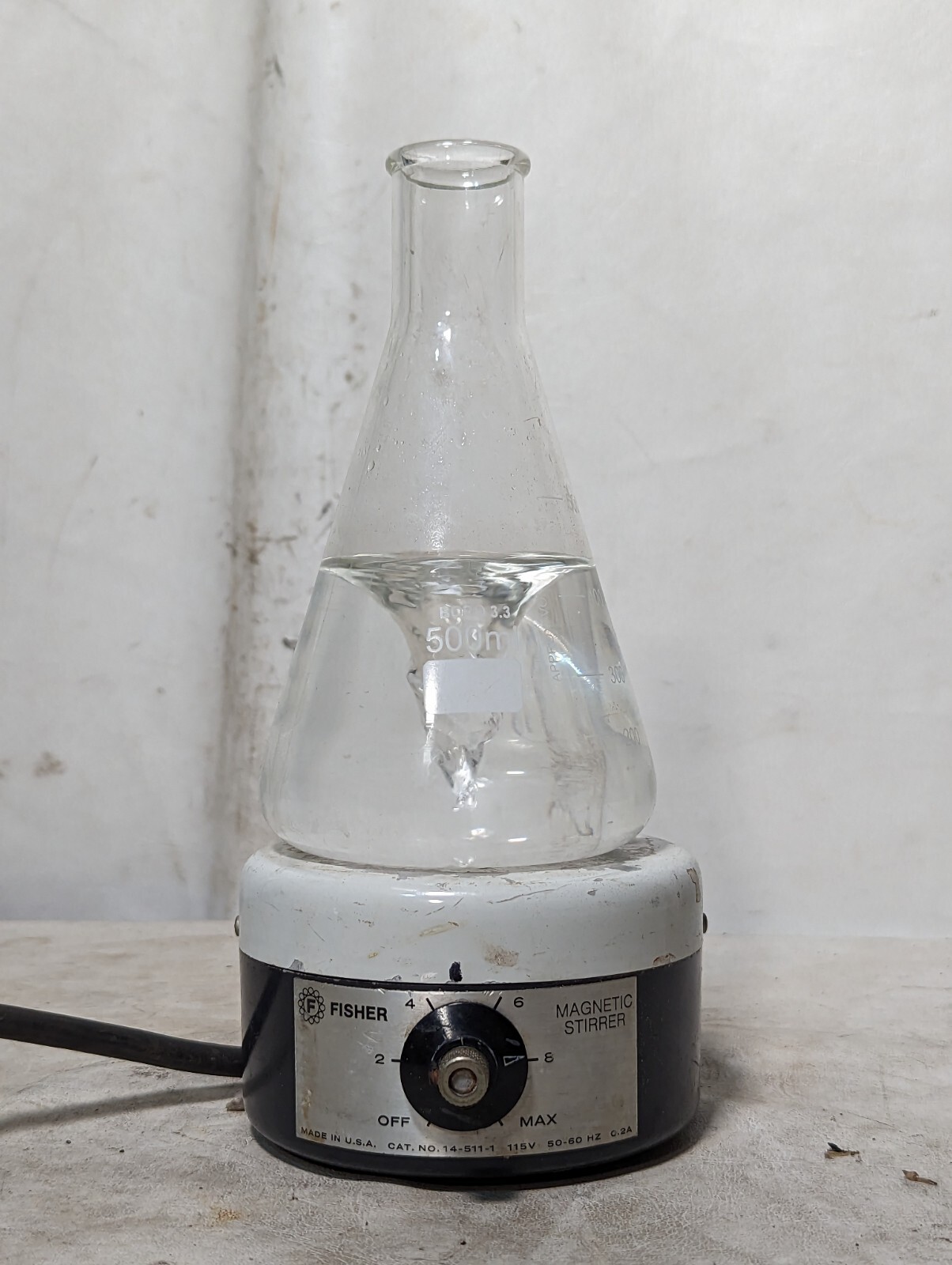 Fisher magnetic stirrer, issue 54, 144, or 244, 115VAC, 14-511-1, 0.2A, 50-60Hz